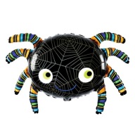 HALLOWEENSKÉ BALÓNY SPIDER strašidelné čierne 89cm x1