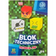 Technický blok biely ASTRAPAP A4 10 listov 
