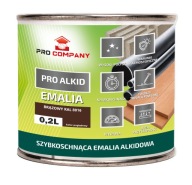 PRO ALKID rýchloschnúci alkydový email 0,2l Hnedá RAL 8016