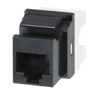 MOLEX RJ45 zásuvka cat5e UTP Keystone modul čierny