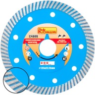 TURBO DIAMANTOVÝ DISK 125 mm 22,23 mm BETÓNOVÁ TEHLA PRE BRÚSKU RICHMANN