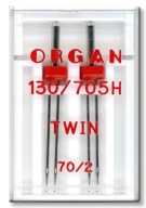 ORGAN Twin Universal 70/2 dvojité ihly