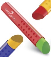 FABER-CASTELL Trojuholníková guma s rukoväťou a TRI krytom