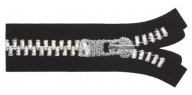 PATCH TERMO APLIKÁCIA Zips STRIEBORNÝ Zips