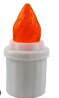 Sviečka INSERT LED elektronická 118 DNÍ oranžová