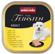 ANIMONDA VOM FEINSTEN ADULT morčací syr 150g mokré krmivo pre psov malých plemien