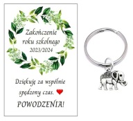 SLONNÝ KĽÚČOVKA DARČEK KONIEC ROKA NA SKÚŠKU ŠŤASTIA