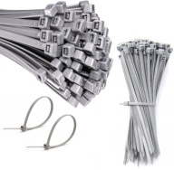 ŠEDÉ VIAZAČKY KABELOVÉ VIAZAČKY TRYTKA 3,6x150 mm 100 ks
