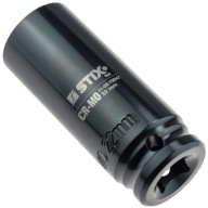DLHÝ NÁRAZ PRE VZDUCHOVÉ KĽÚČE 1/2 PALCA CR-MO 22MM - STIX