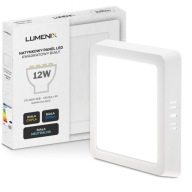 POVRCHOVÝ ŠTVORCOVÝ LED stropný panel PANEL 12W 1080lm Nebliká CCD SLIM