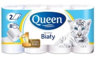 Queen toaletný papier neparfumovaný 8 ks.