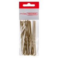 Vlásenka Mila Technic vlnitá, 8,5 cm, zlatá
