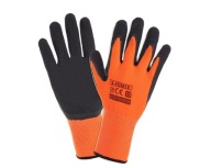 Rukavice GFOTEX, pracovné rukavice POLYESTER, BOZP