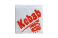 Papierová taška + PE KEBAB 15x16cm 250 ks