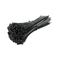 NYLONOVÉ SVORKY ČIERNE KABELOVÉ SPOJKY 3,6x300MM 100 KS