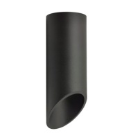 Hliníkové stropné svietidlo Valda Black 160mm