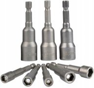 MAGNETICKÝ KĽÚČ FARMÁRSKY ZÁSUVOVÝ MAGNET 1/4 6-13MM SKRUTKOVAČE VRTÁKY 8 EL