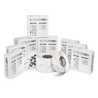 Referenčné body pre AESUB bodové čiernobiele 1,5 mm skenery 100 ks