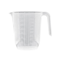 KUCHYŇSKÁ odmerka, hrnček s odmerkou, 1L plastový džbán