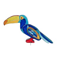 Súprava 3D modelu figúrky, kreatívne puzzle tukana, DIY