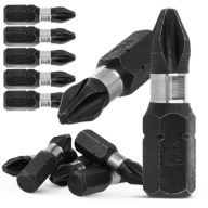 5x rázový bit PH2 rázový bit 25mm | Nárazový bit pre skrutkovač