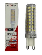 LEDline G9 LED žiarovka 12W 1160lm studená 6000K VÝKON