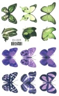 Umývateľné tetovanie pre deti BUTTERFLIES EH004