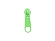 Posúvač na Zipper Tape #5 NEON zelený 50 ks