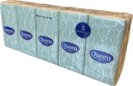Papierové vreckovky Queen 10 ks 3 vrstvy 10 bal