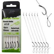 6x Method Feeder háčiky na vlasoch č. 12