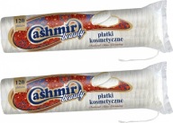 Kozmetické tampóny Cashmir 120 ks x2