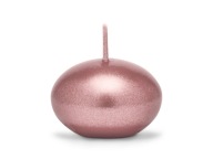 PLÁVAJÚCE SVIEČKY SVADOBNÉ SVIEČKY ROSE GOLD Ružové