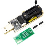 CH341A programátor SPI Flash pamäť EEPROM TTL ZIF 16 pin i2C zbernica