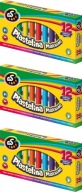 Astra AS školská plastelína 12 farieb x 3 balenia