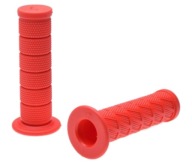 Retro štýlové gumené radenie na volante červené 22 / 24,5 - 121 mm
