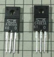 2SA1859A 2SC4883A PÁR 180V 1A 20W 120MHz