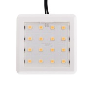 SQUARE MESH LED 1,5W SQUARE 2 TEPLÁ BIELA