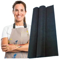 CRIPPED BLACK hodvábny papier pre detskú školu