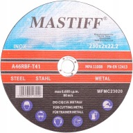 INOX KOTÚČ REZNÝ KOVOVÝ 230x2 MASTIFF 230/2