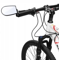 UNIVERZÁLNE OTOČNÉ ZRKADLO NA BICYKEL, ČIERNA, NA RIADITEĽA, SPÄTNÉ SKLADANÉ