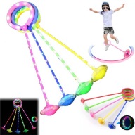 HULA HOP ŠVIHÁK NA NOHY S OSVETĽOVACÍMI LED