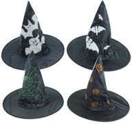ČIERNEČNÝ HALLOWEENSKÝ KLOBÚK ČIERNY HALLOWEENSKÝ PÁRTY