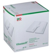 Vliwasoft obväz z netkanej textílie s rezom 7,5 x 7,5 cm (50 x 2 ks)