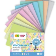 Pastelový výrezový blok A5 Happy Color 10 kariet