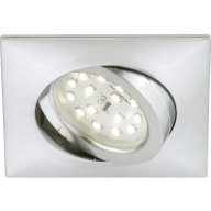 LED OČKO 5W - ZAPUSTENIE Štvorhranné - HLINÍK