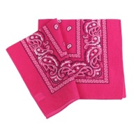 BANDANA, BANDANA, BANDSCARF, RUŽOVÁ ŠATKA