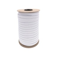 Pletená guma, odev, šitie, biela 10 mm, 5 metrov. PL