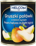PD Hrušky v sirupe, polovica HELCOM, 850ml