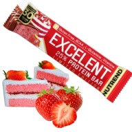 NUTREND EXCELENT PROTEIN BAR JAHODOVÝ KOLÁČ 85 G PROTEÍNOVÝ SNACK