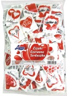 Liwocz lízanka, červené srdce, 100 ks 800 g Gran-Pik